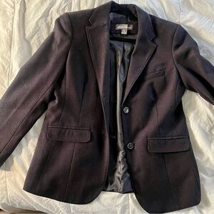 Eddie Bauer Plum Wool lined Blazer
